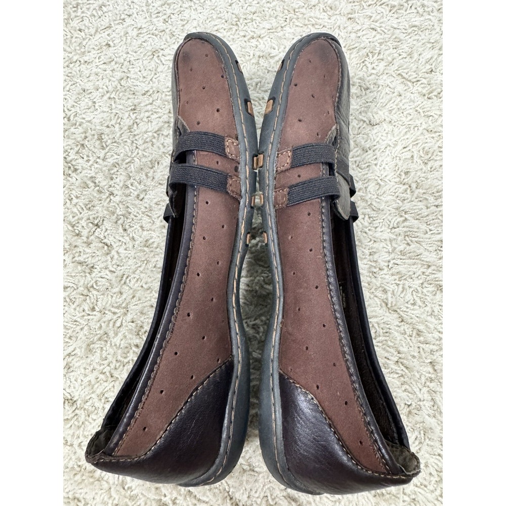 BOC Womens Maiken Slip On Mary Jane Ballet Flat Shoes Size 8 Brown Suede Comfort - Picture 8 of 12